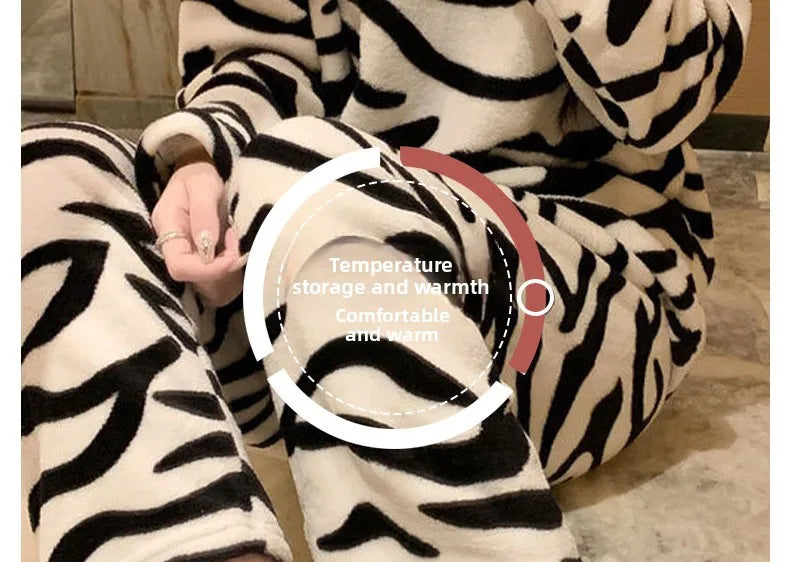 ZebraCozy Winter Pajamas