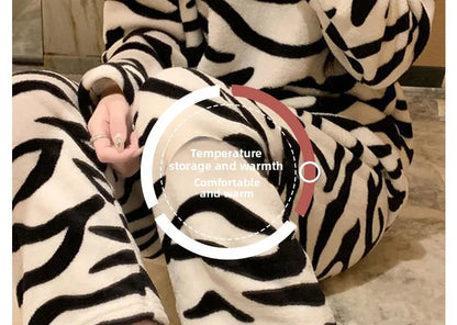 ZebraCozy Winter Pajamas