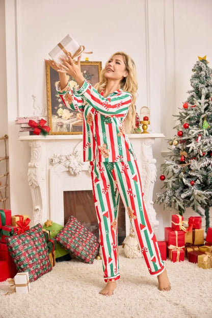 Jolly Stripes Christmas Lounge Set