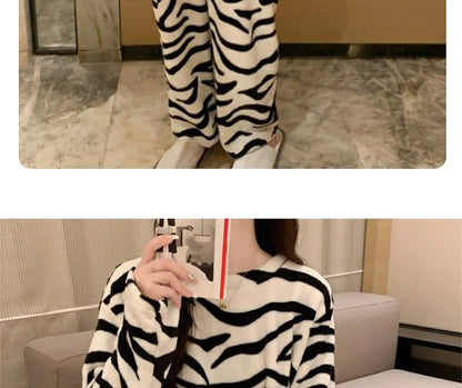 ZebraCozy Winter Pajamas