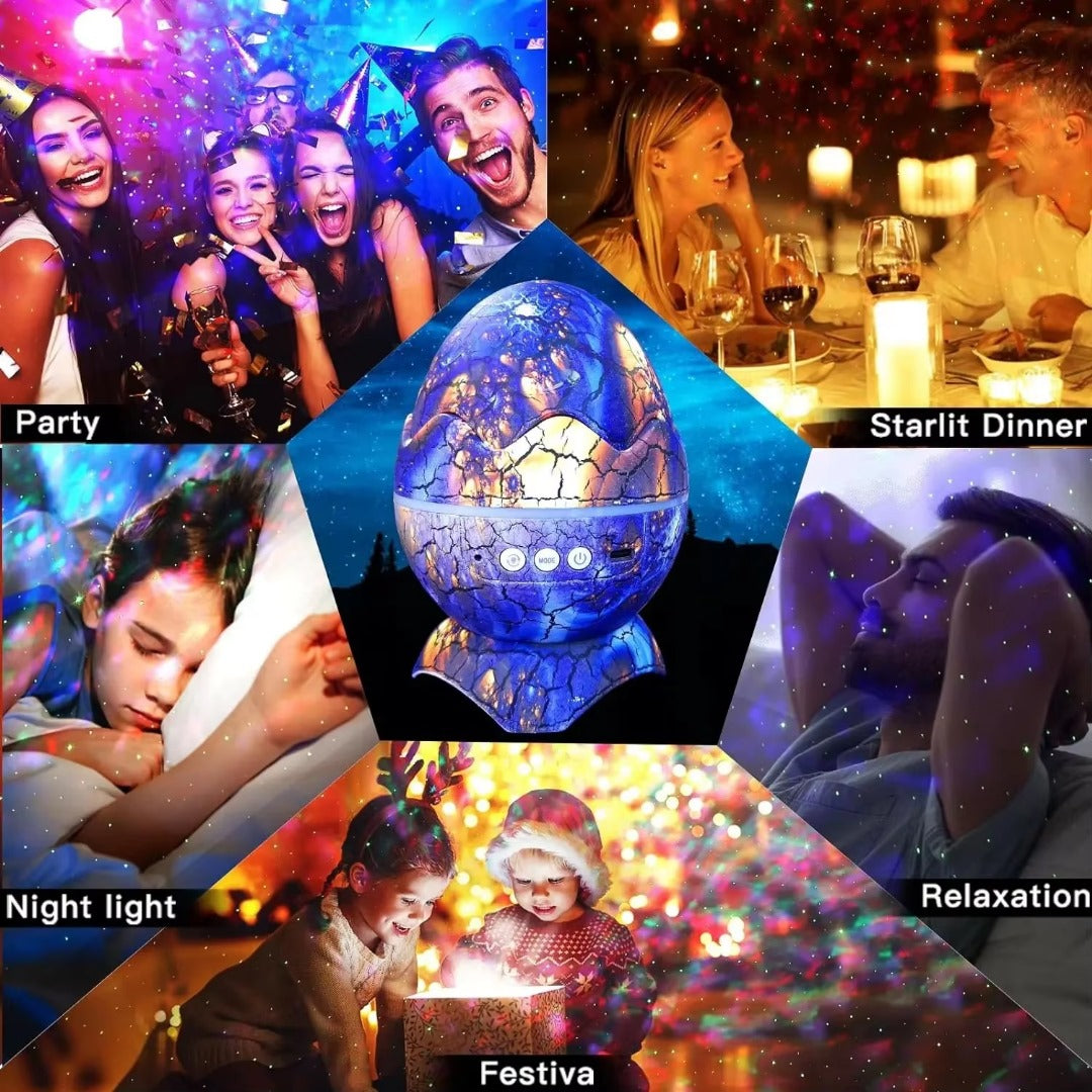 Kosmische Dino-Ei Projector