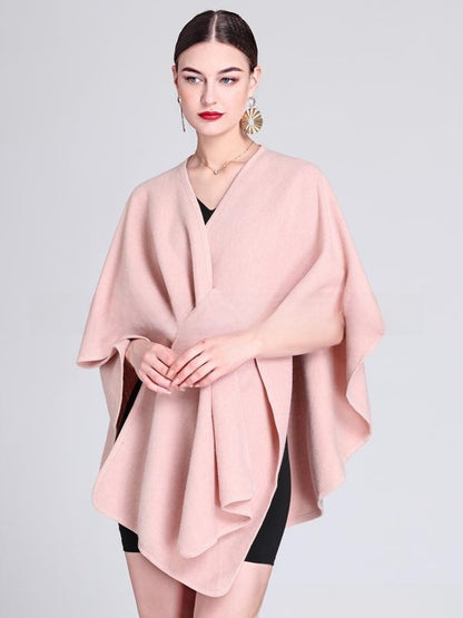 Hela- Cross Front Woolen Cloak