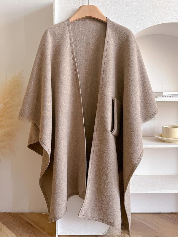 Hela- Cross Front Woolen Cloak