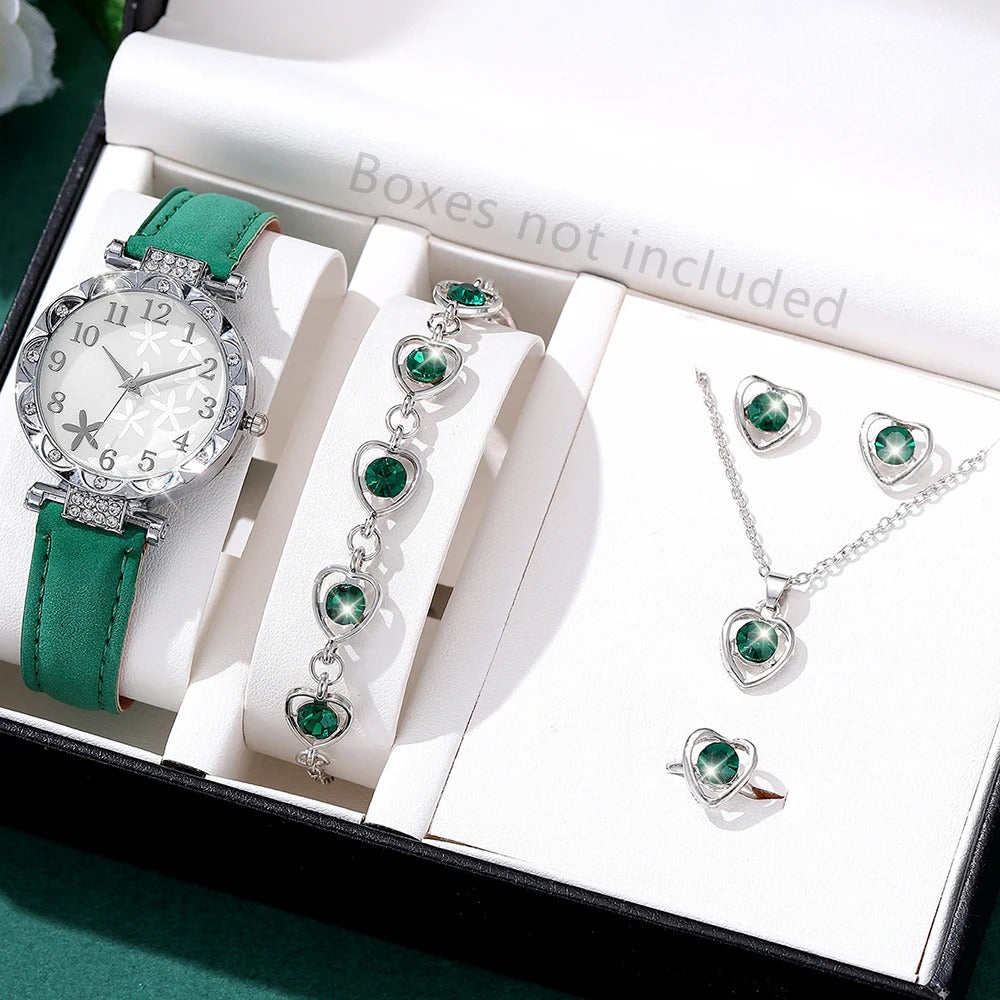 6-delige Luxe Dames Cadeau Horlogeset