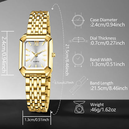 6-delige Luxe Dames Cadeau Horlogeset