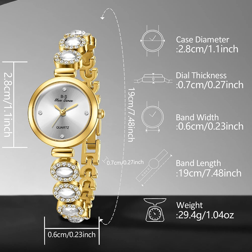 6-delige Luxe Dames Cadeau Horlogeset