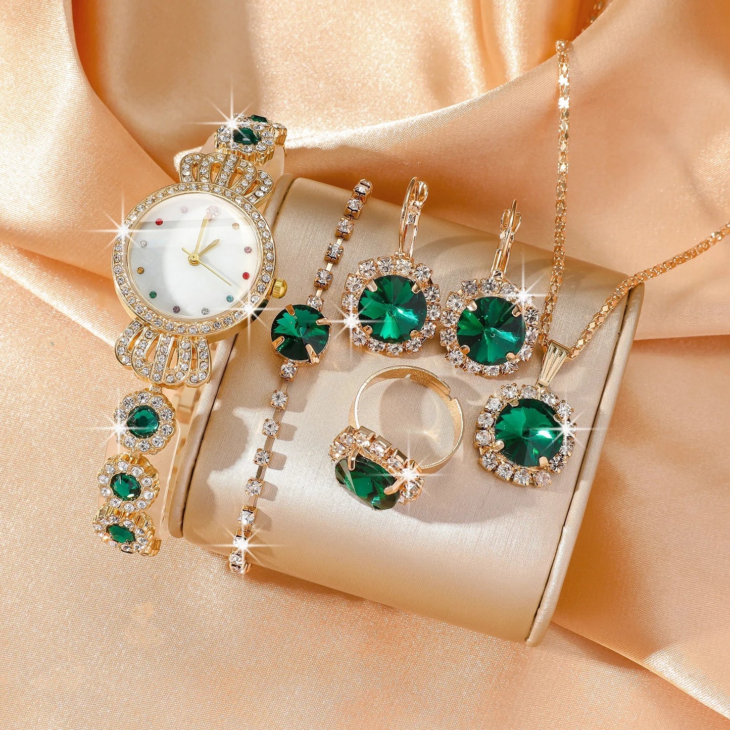 5-delige Luxe Dames Cadeau Horlogeset