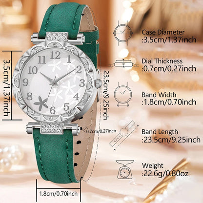 6-delige Luxe Dames Cadeau Horlogeset