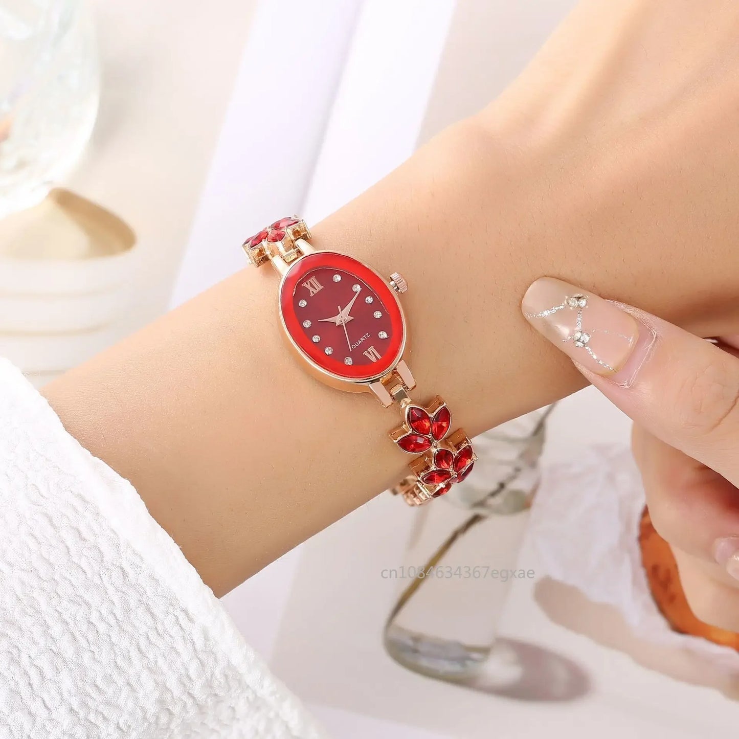Elegante Dames Waterdichte Quartz Horloge