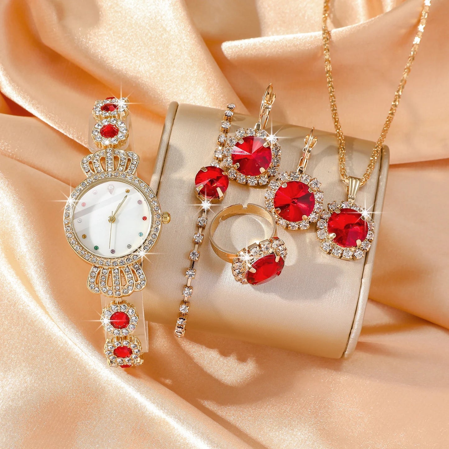 5-delige Luxe Dames Cadeau Horlogeset