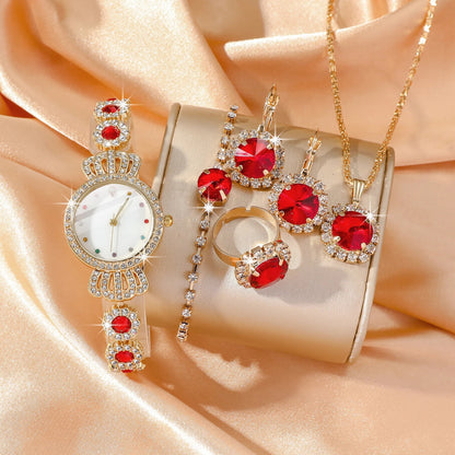 5-delige Luxe Dames Cadeau Horlogeset