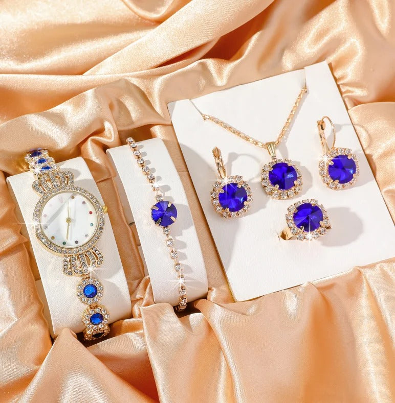 5-delige Luxe Dames Cadeau Horlogeset