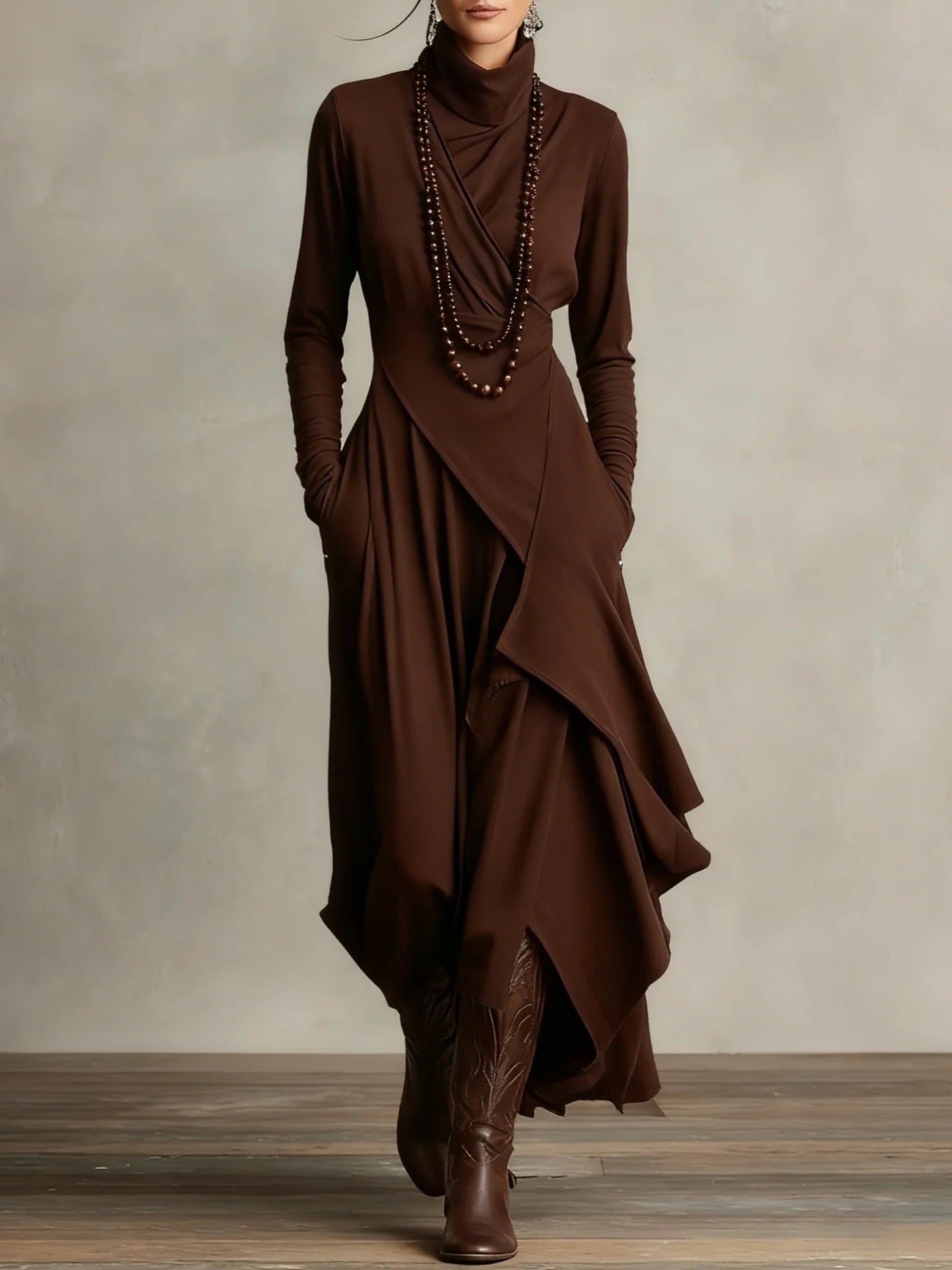 Celestine™ | Embroidered Loose-Fit Long Dress