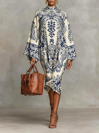 Rosalie Imprimé™ | Digitally Printed Retro Midi Dress