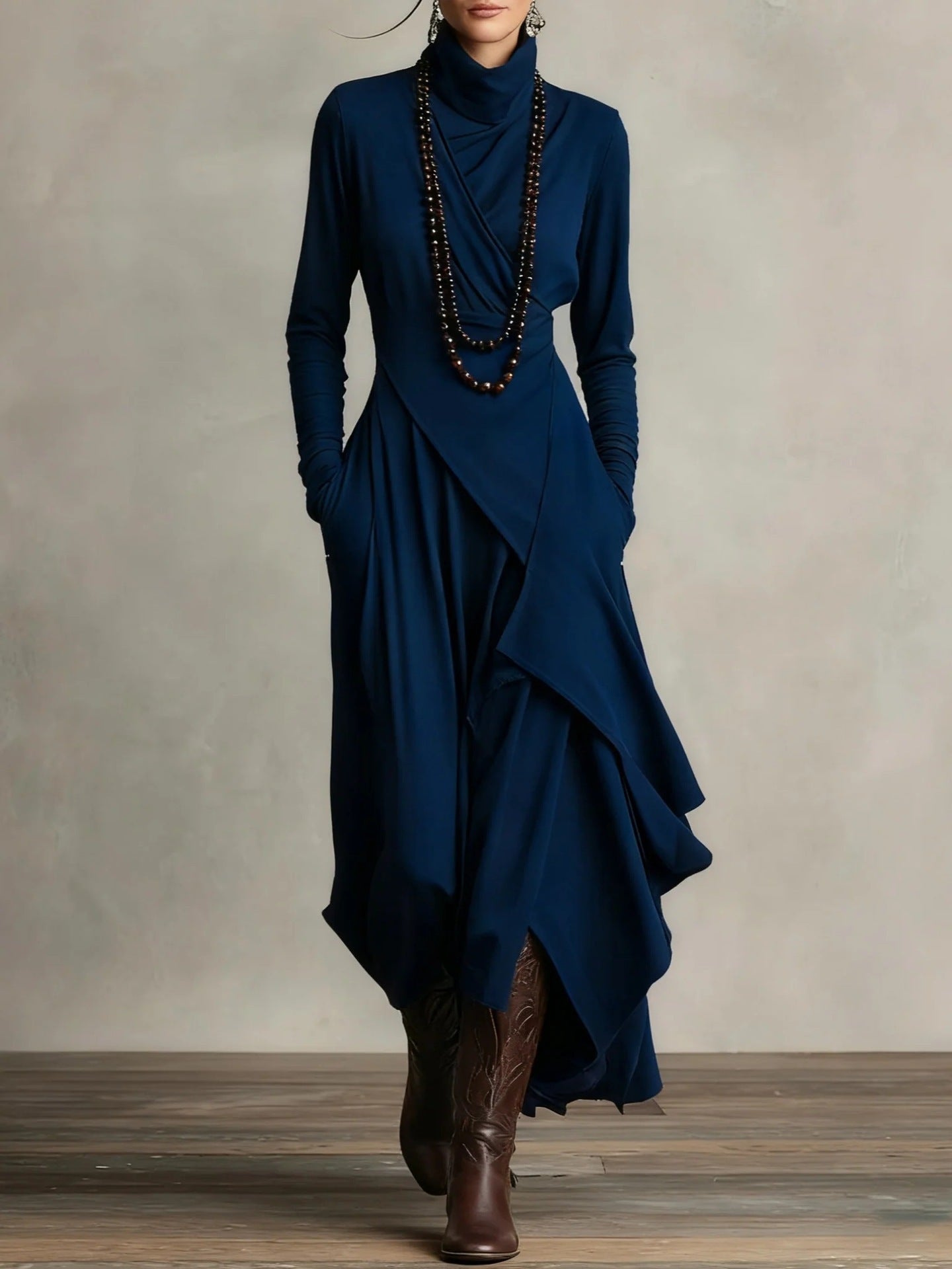 Celestine™ | Embroidered Loose-Fit Long Dress