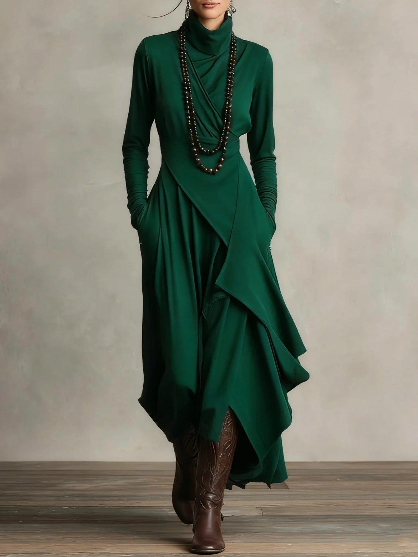 Celestine™ | Embroidered Loose-Fit Long Dress