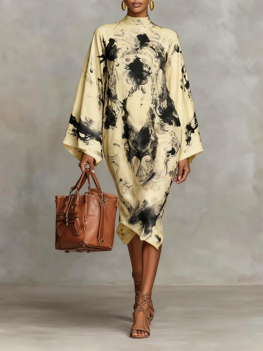 Rosalie Imprimé™ | Digitally Printed Retro Midi Dress